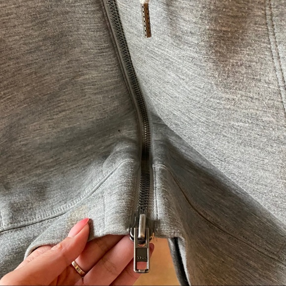 Helmut Lang Grey Zip-Up Hoody - Picture 8 of 12